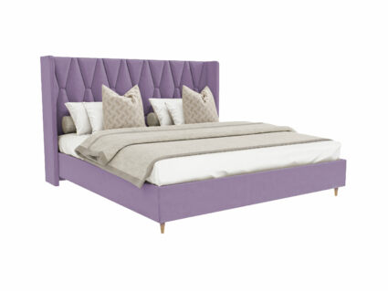 Кровать Beautyson Rebecca велюр Formula 890 сиреневый 274