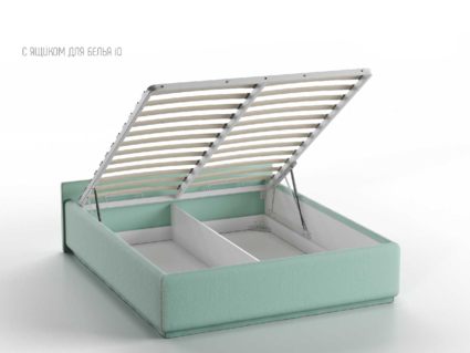 Кровать Nuvola Alba Velutto 14 (с подъемным механизмом) 140х190