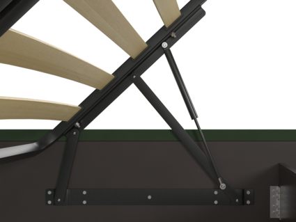 Кровать Lonax Милана велюр Dolly-1 (с подъемным механизмом) 180х195