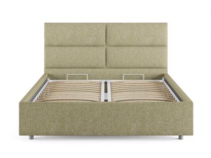Кровать Сонум Omega Кашемир Бежевый (с подъемным механизмом) 200х200