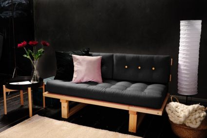 Диван Арско Торн-М двухместный черный