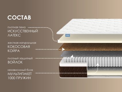 Матрас Димакс Мега Лайт базис 30