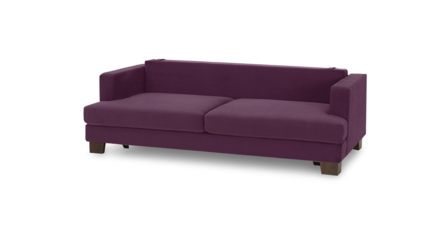 Диван Фиеста Мебель Марсель велюр Vivaldi 19 фиолетовый Длина 220 см