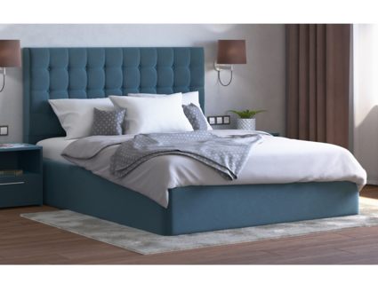 Кровать Lonax Аврора велюр Dolly-13 (с основанием)