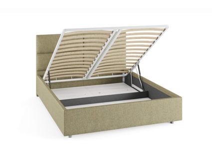 Кровать Сонум Omega Кашемир Бежевый (с подъемным механизмом) 200х200
