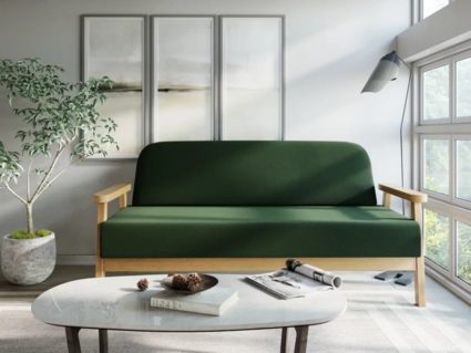 Диван Арско Флори Мини двухместный зеленый