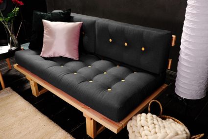 Диван Арско Торн-М двухместный черный