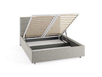 Кровать Сонум Caprice Рогожка Мокко (с подъемным механизмом) 200х200