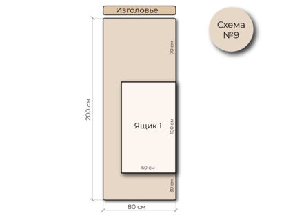 Кровать Mr.Mattress Site Box велюр Toffee