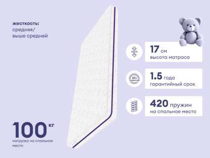 Матрас Базилик Бэби Фан 60х190