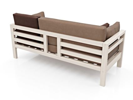 Диван Арско Домино трехместный коричневый