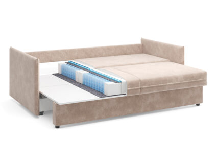 Диван Сонум Remy Тедди кремовый Длина 215 см