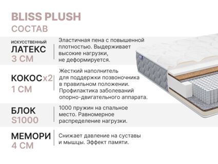 Матрас Димакс Bliss Plush 140х190