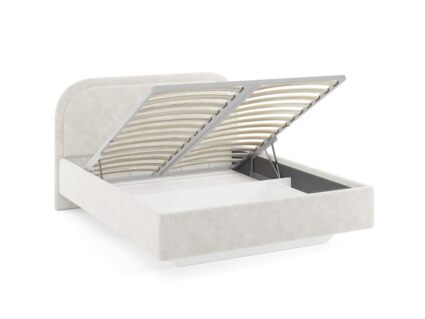 Кровать Сонум Sandra Кашемир светло-серый (с подъемным механизмом) 140х200