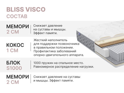 Матрас Димакс Bliss Visco 140х195