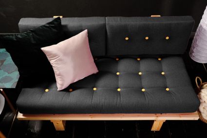 Диван Арско Торн-М двухместный черный