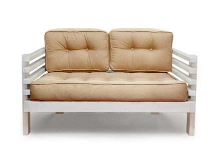 Диван Арско Стоун Мини двухместный бежевый Длина 138 см