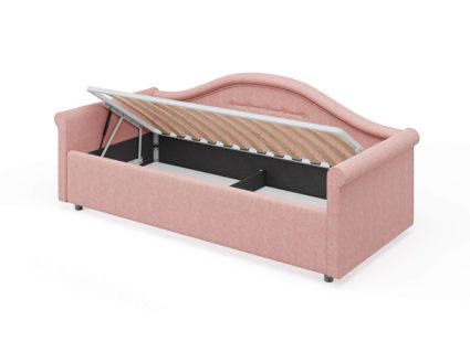 Кровать Сонум Maria Рогожка Мокко (с подъемным механизмом) 120х180