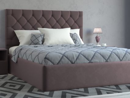 Кровать Lonax Элоиза велюр Dolly-13 (с основанием) 180х195
