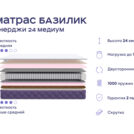 Кровать Димакс Левита с п/м + матрас Базилик Энерджи 24 медиум 160х200