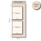 Кровать Mr.Mattress Site Box велюр Toffee 90х190