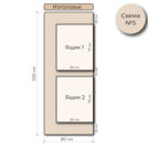 Кровать Mr.Mattress Site Box экокожа Brown 160х190