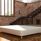 Кровать Mr.Mattress Fine Box экокожа Beige 180х190