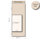 Кровать Mr.Mattress Site Box экокожа Brown 160х190