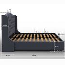 Кровать Sleeptek Premier 5 Велюр 32 (с подъемным механизмом) 180х200
